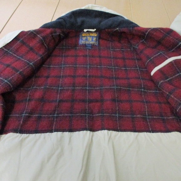 Woolrich Hooded Parka Storm Coat Jacket Khaki Tan Mens Size L - Picture 5 of 12